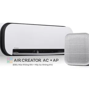 AIR CREATOR - Bộ đôi Điều Hòa 1HP và Máy lọc không khí (Trắng)