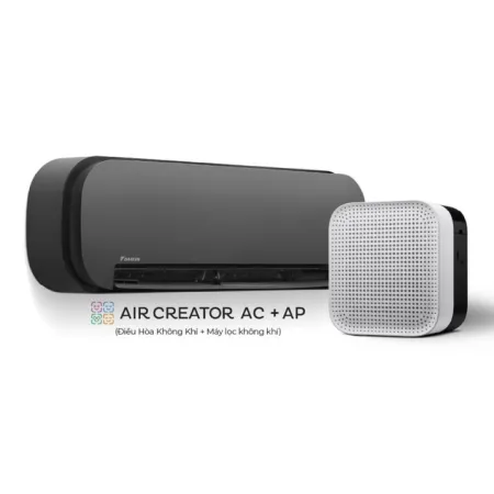 AIR CREATOR - Bộ đôi Điều Hòa 1HP (Đen) và Máy lọc không khí (Trắng)